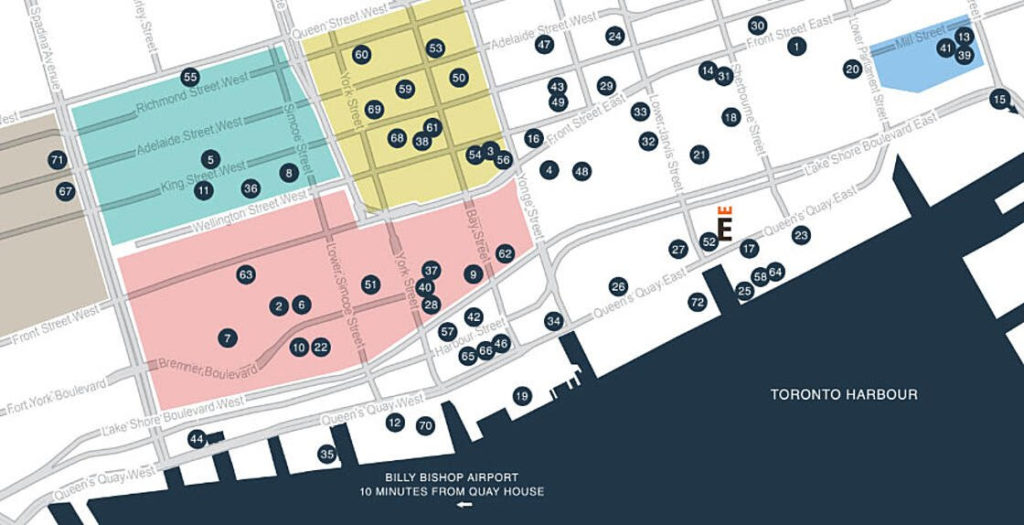 waterfront condos map