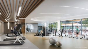 canopy towers exercise room and yoga studio