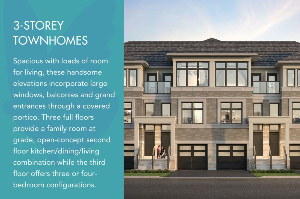 3 storey townhomes
