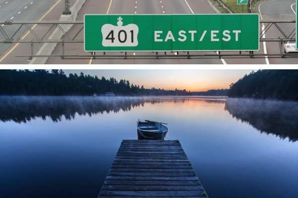401 and lake